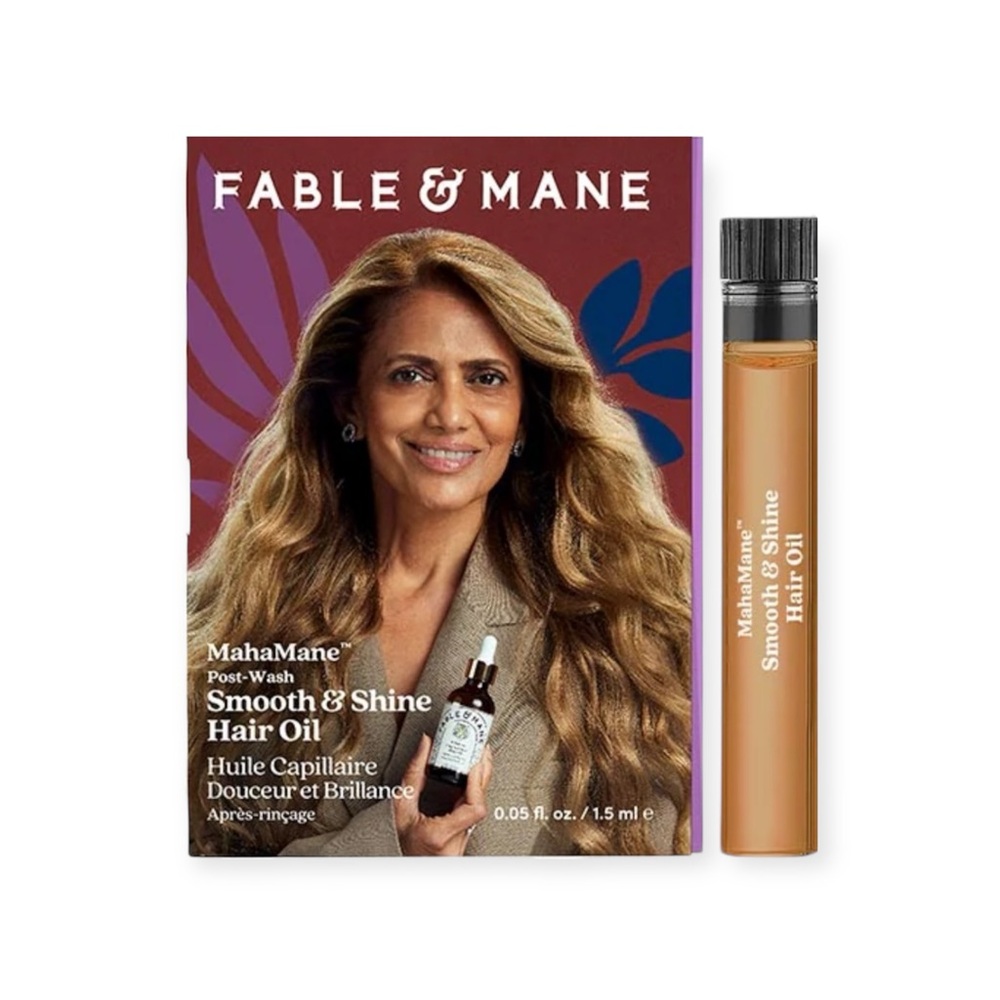 Fable & Mane MahaMane™ Post-Wash Smooth & Shine Hair Oil 1.5 ml | NEW
